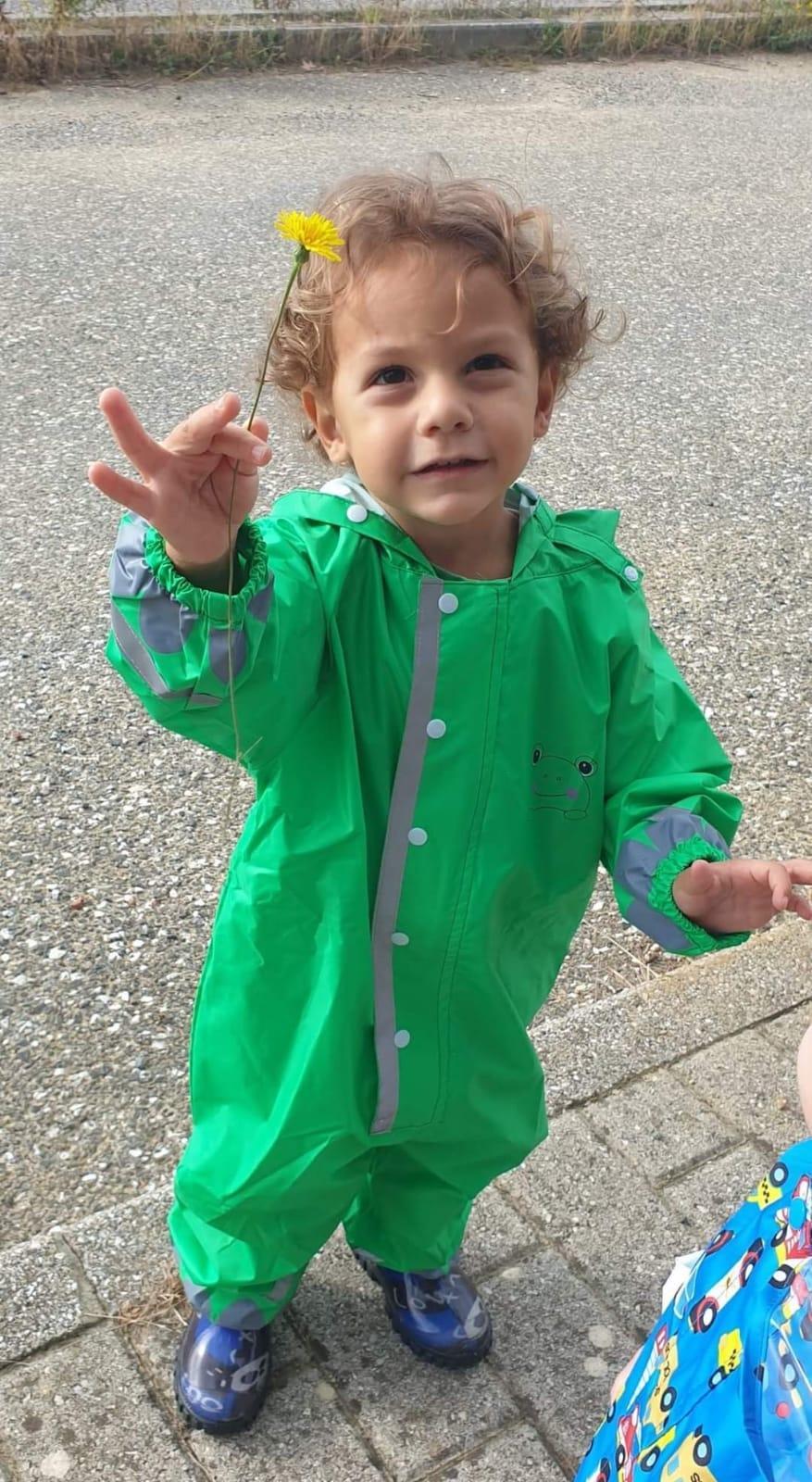 Una bellissima foto di Micah Triberti, il bambino livornese morto a due anni e mezzo per una rara malattia