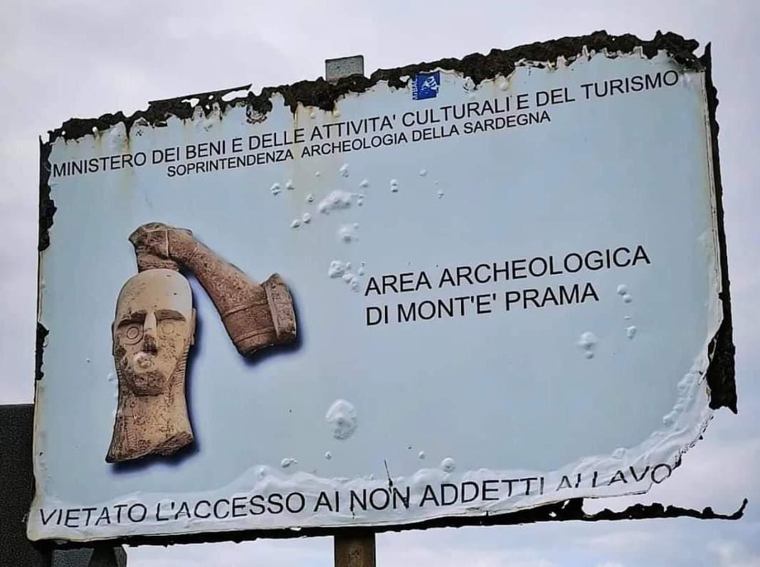 «Via quel cartello da Mont ’e Prama» 