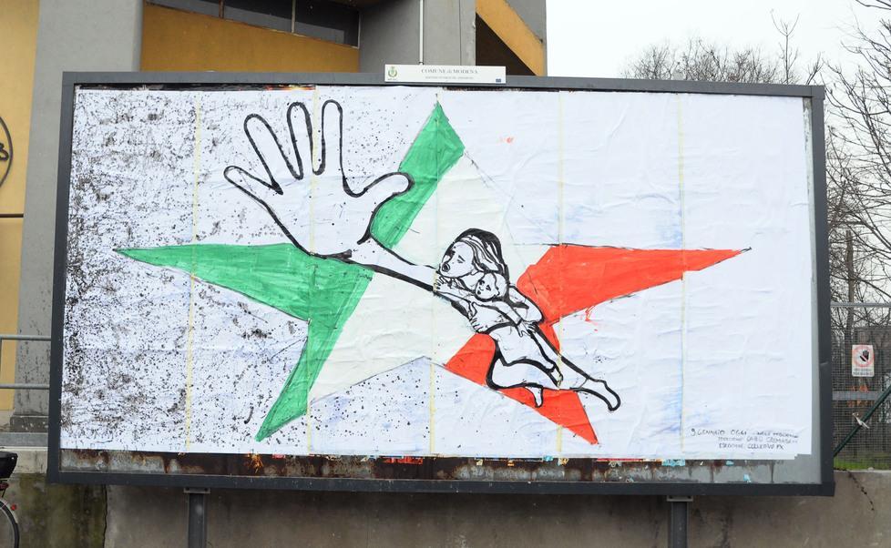 Modena. Fonderie: il ricordo dell'eccidio «Il Collettivo Fx raffigura così la tragedia di un’Italia giovane» 