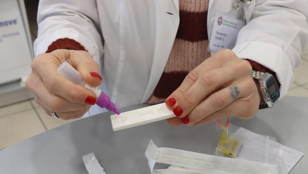 L’esecuzione di un tampone antigenico rapido