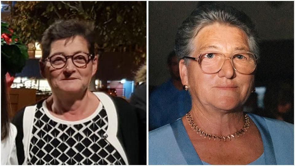 Teresa Liguori, l’odontotecnica cresciuta a Livorno morta a 59 anni e un’immagine di qualche anno fa della madre Rosa Pane