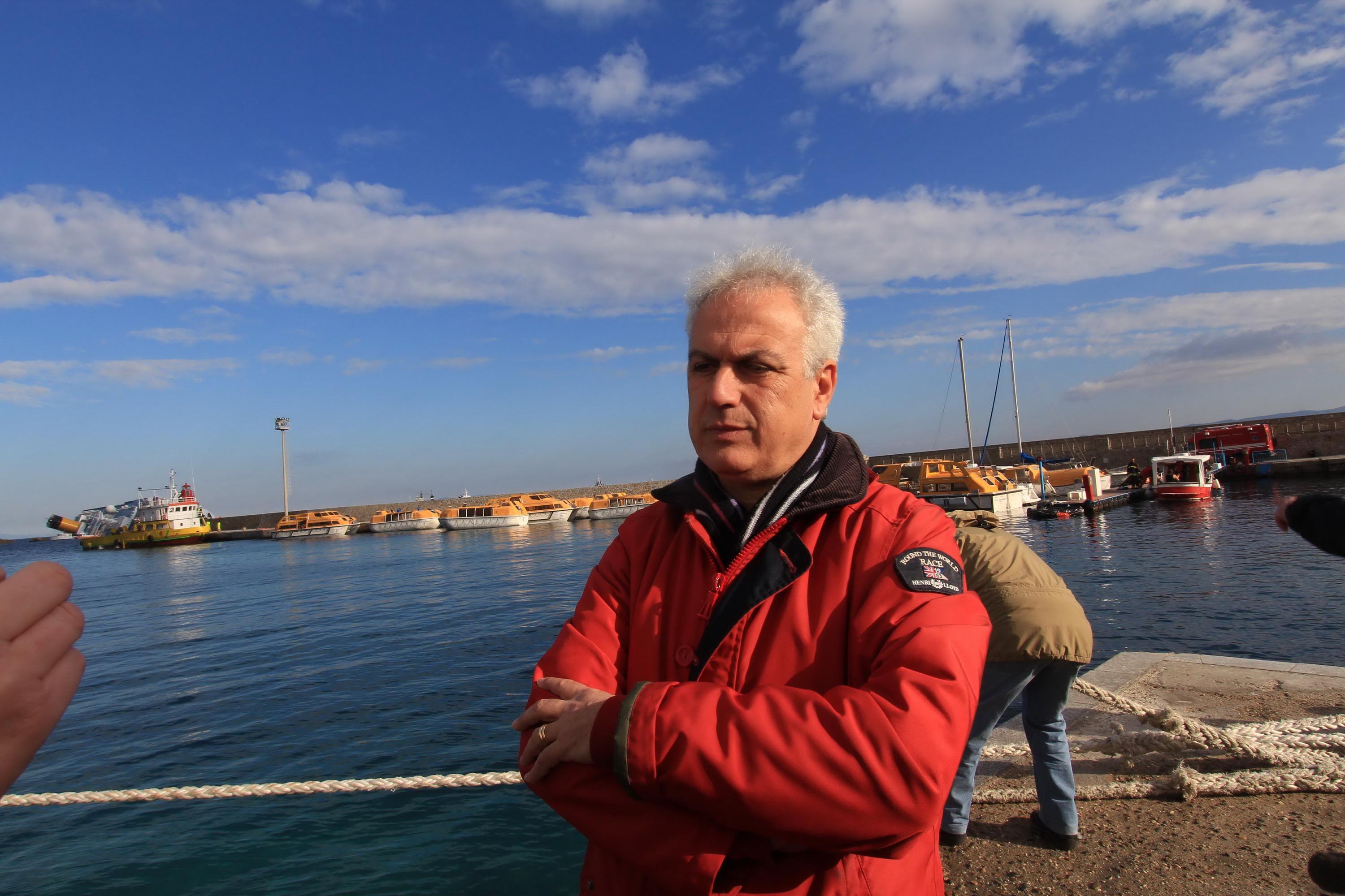 Sergio Ortelli, sindaco dell'Isola del Giglio