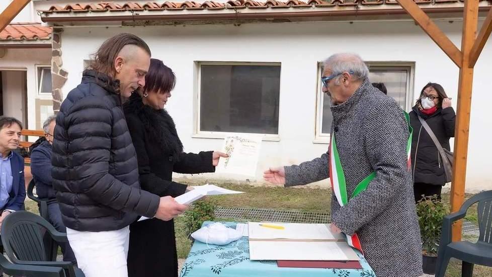 Un momento della cerimonia (foto Pierangelo Campolattano)
