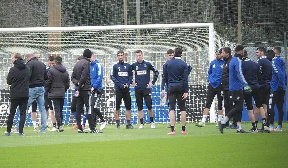 Il gruppo ha ripreso la preparazione Lucca ancora a parte