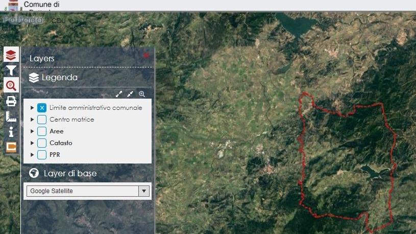 Mappe senza segreti nel geoportale di Pattada 