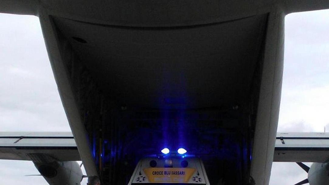 Volo urgente per donna in gravidanza