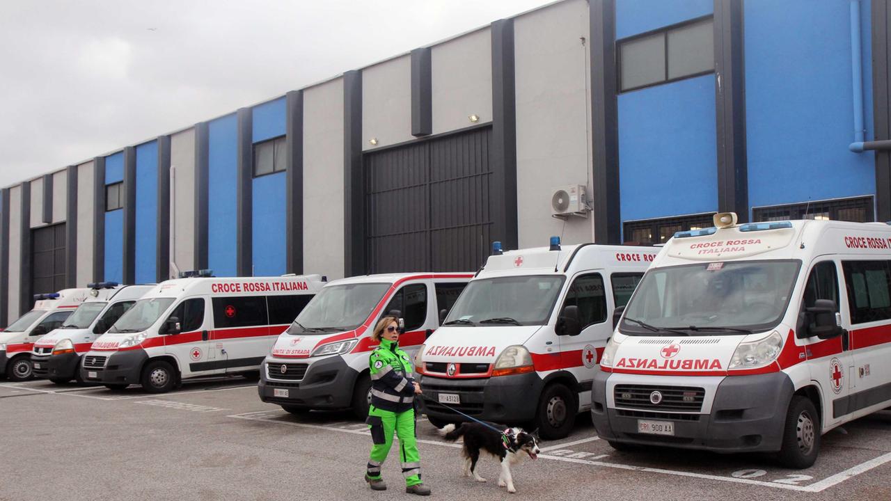 Ambulanze della Croce rossa (foto d'archivio)