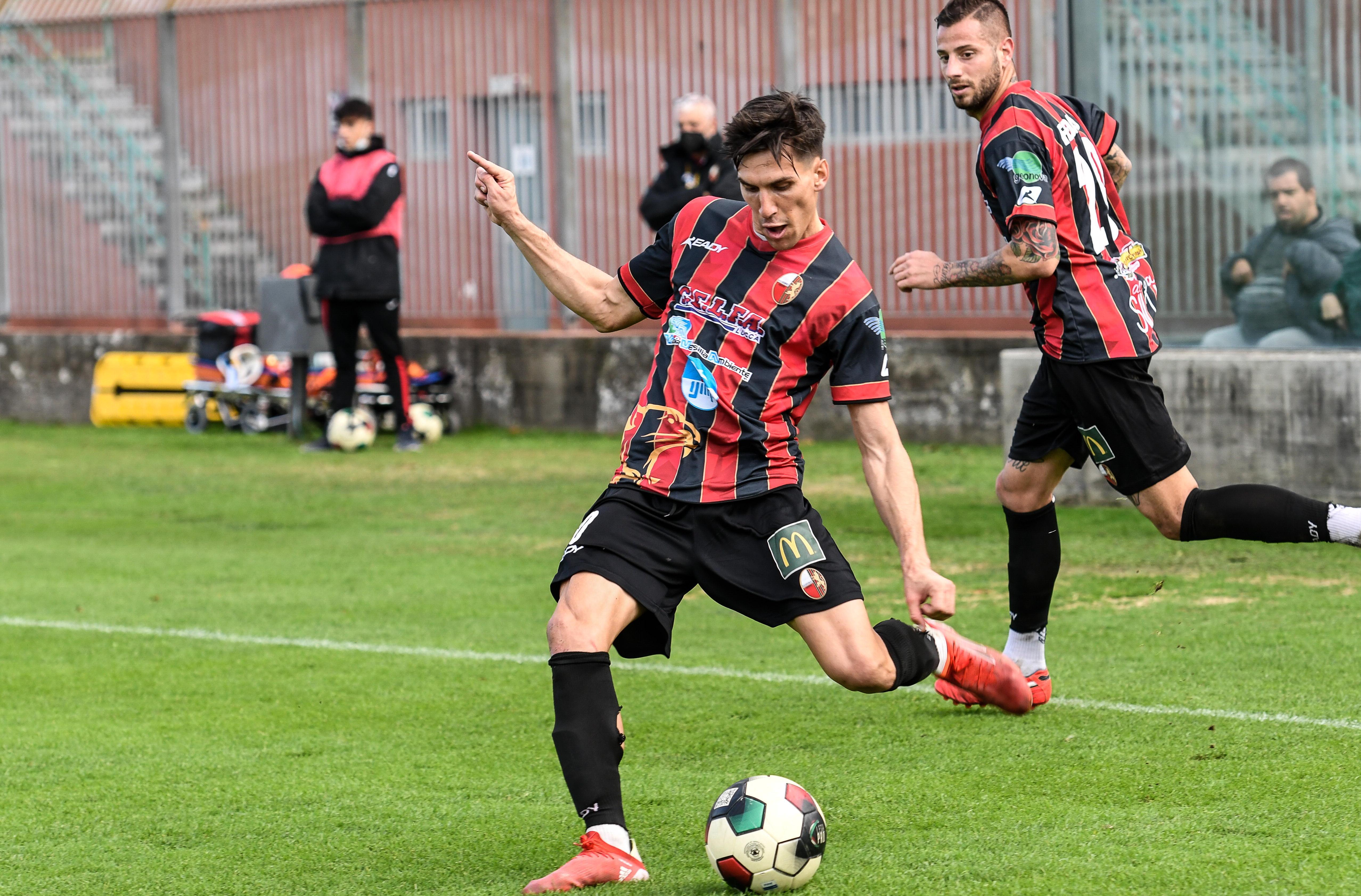 Belloni con il pallone tra i piedi