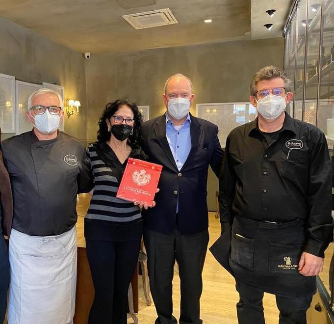 Il tour del principe Alberto di Monaco a Pietrasanta 