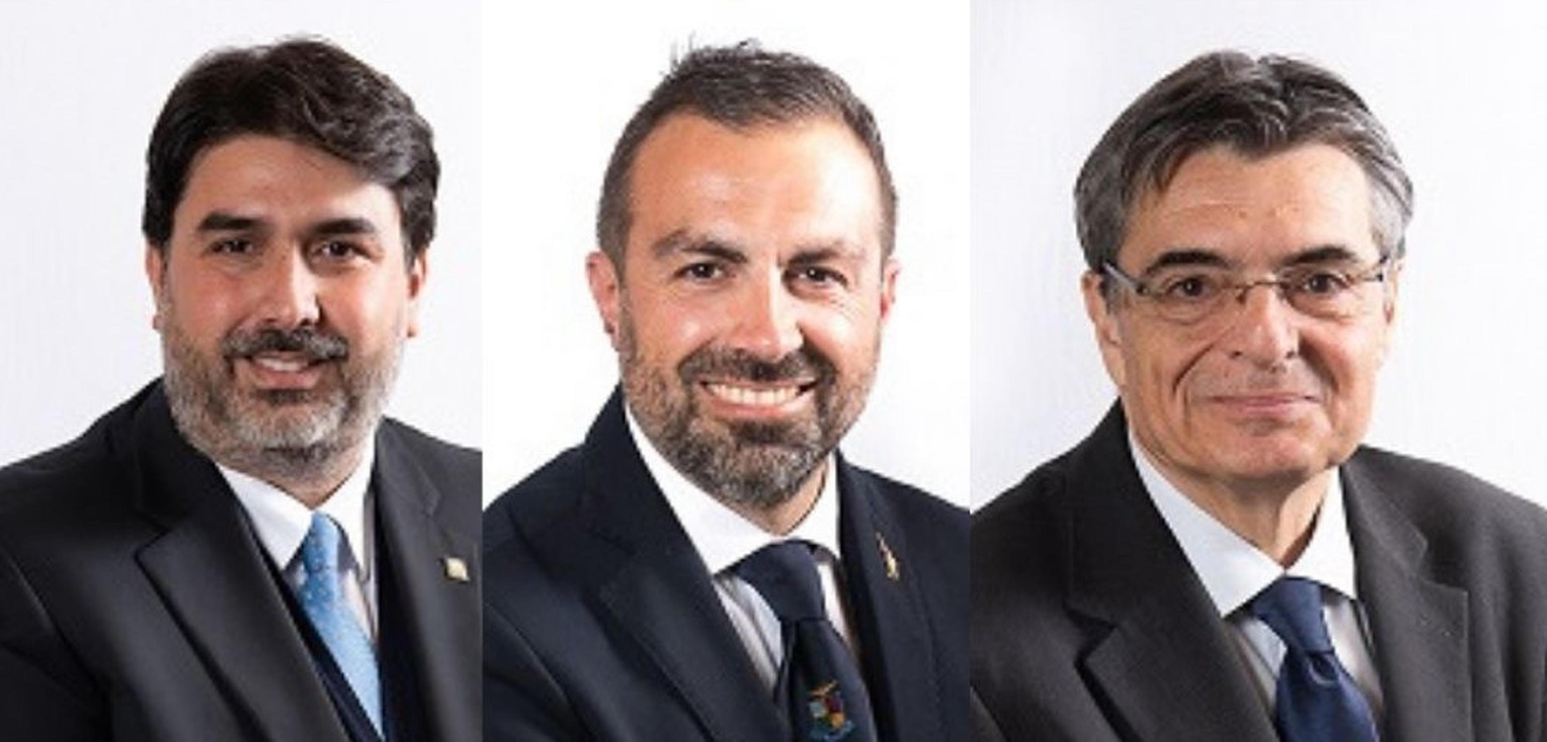 Christian Solinas, Michele Pais, Gianfranco Ganau