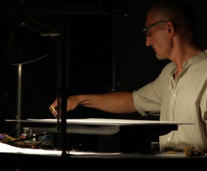 Le tavole originali di Michele Ferri nello spazio espositivo dell’Artoteca del Multiplo