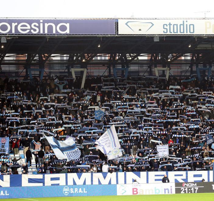 Spal, la Curva Ovest domenica non entra: «Mancano le condizioni minime» 