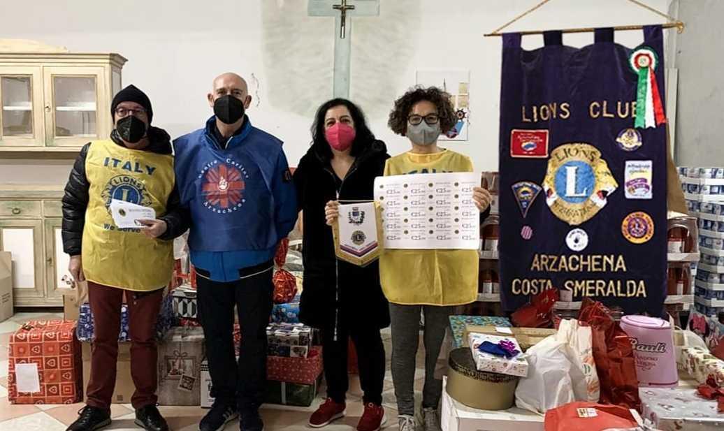 Ad Arzachena una raccolta di generi alimentari del Lions club 