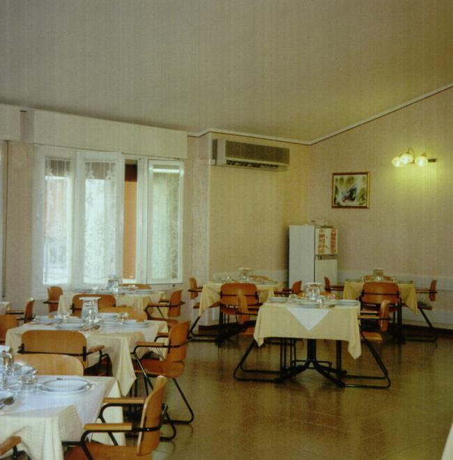 La sala mensa della struttura