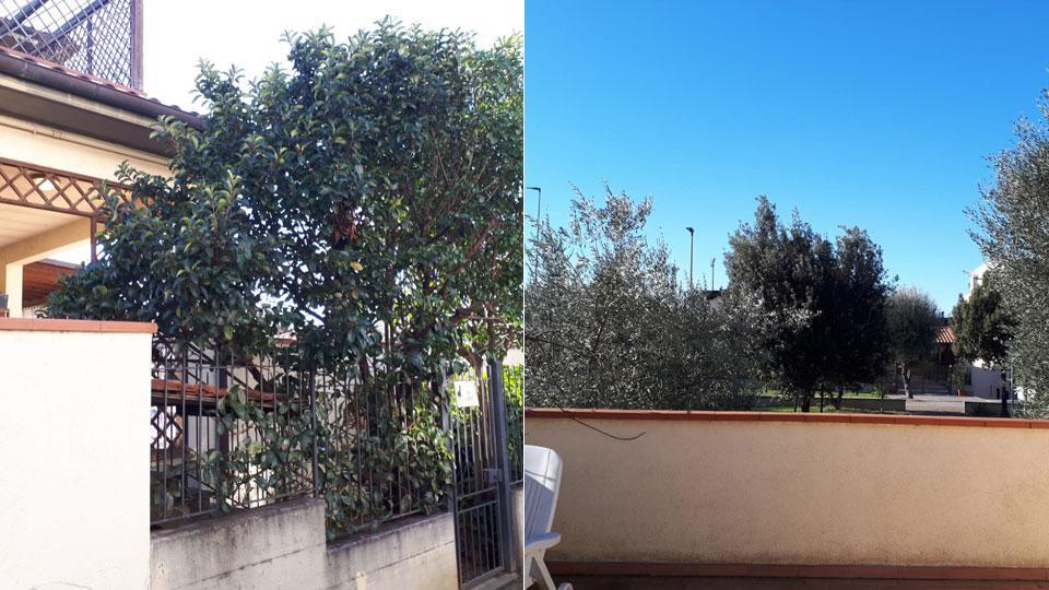 La casa della famiglia del 15enne presa di mira dai ladri, in zona Orcagna