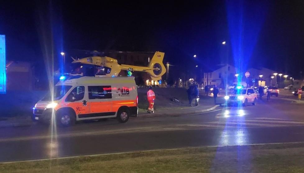 Col furgone contro il muro