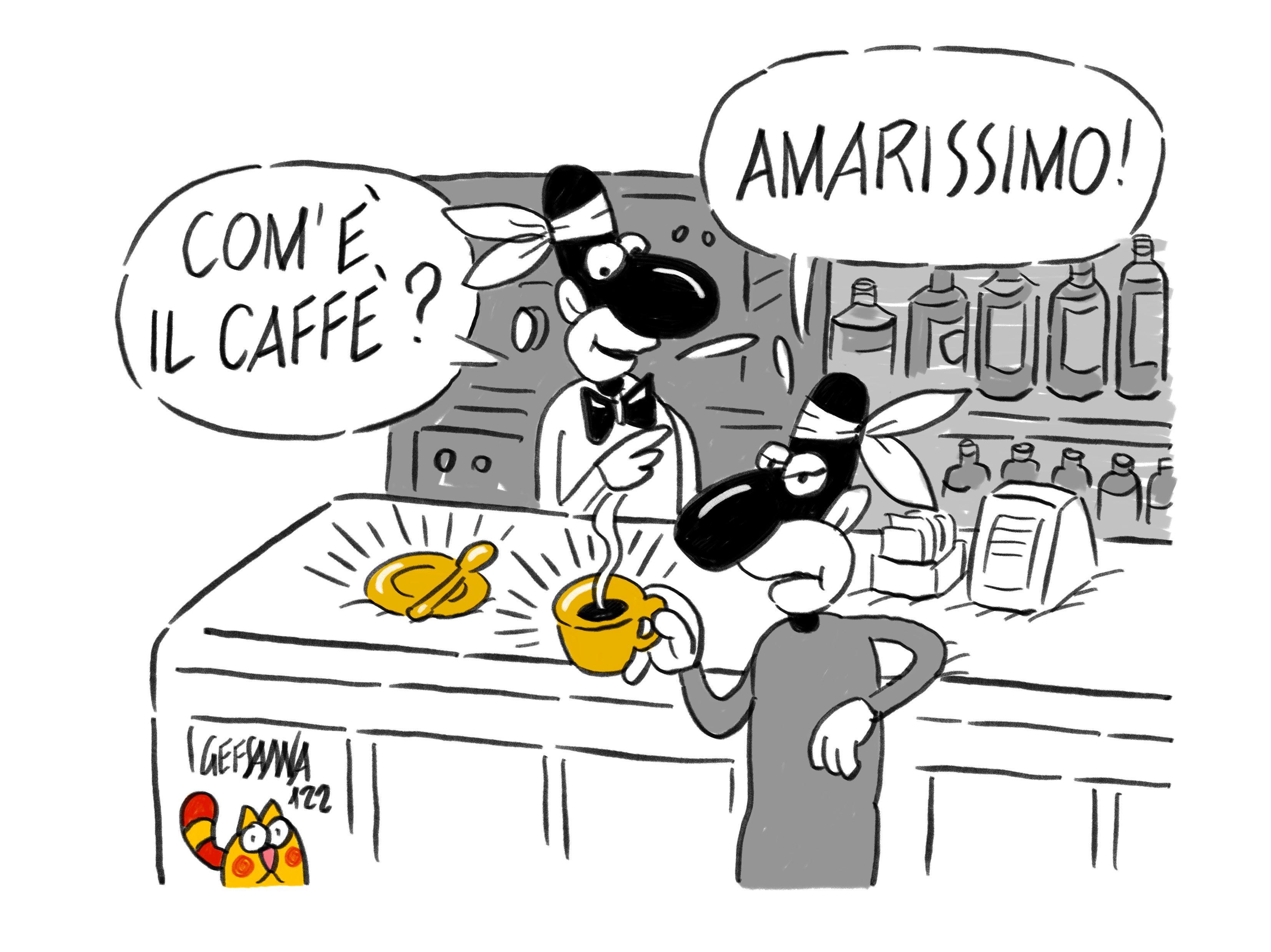 La vignetta di Gef: il caro energia pesa anche al bar