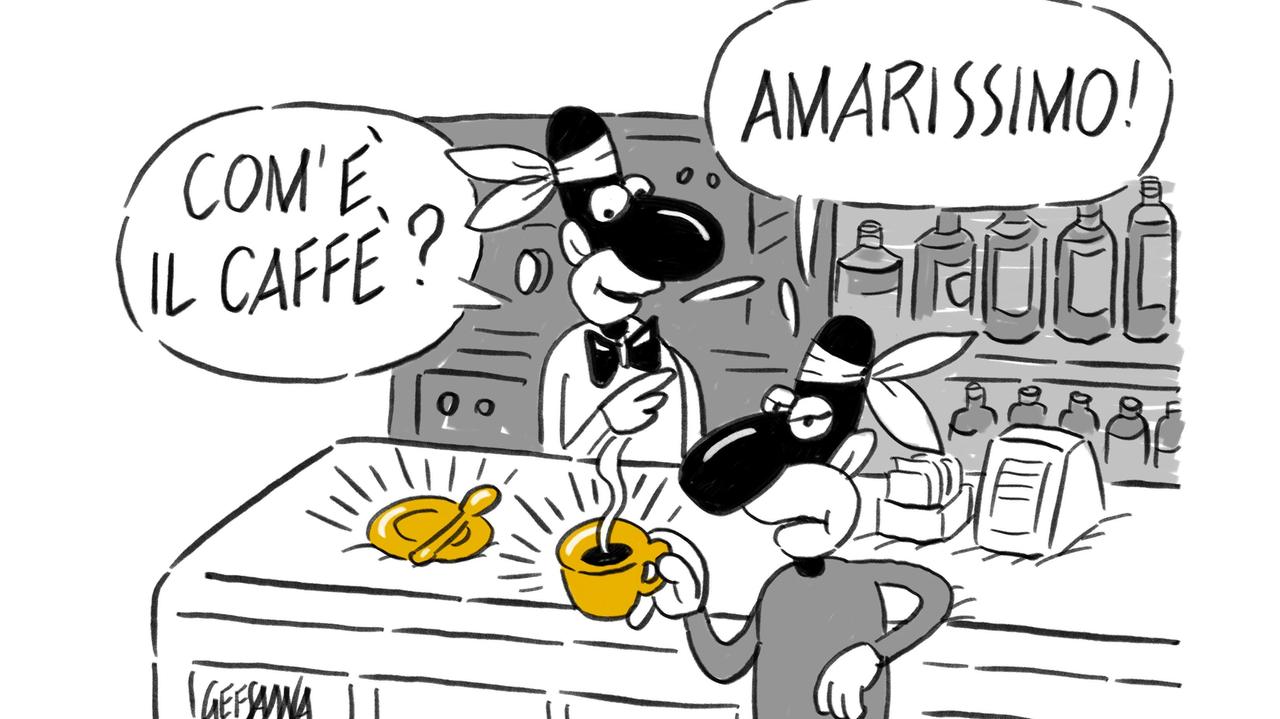 La vignetta di Gef: il caro energia pesa anche al bar