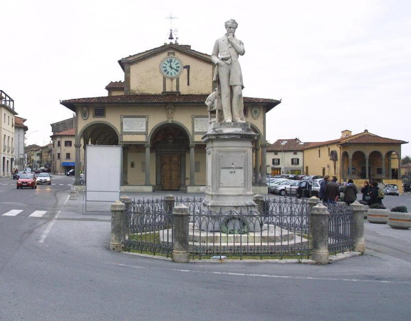 Piazza Giusti a Monsummano Terme: sarà uno degli angoli della città che saranno migliorati