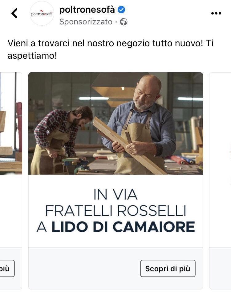 Poltronesofà in tv: «A Viareggio un nuovo negozio». Ma il punto vendita “riapre” al Lido 