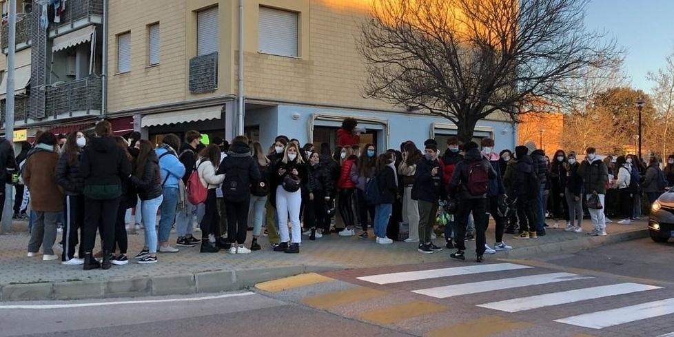 La protesta degli studenti 