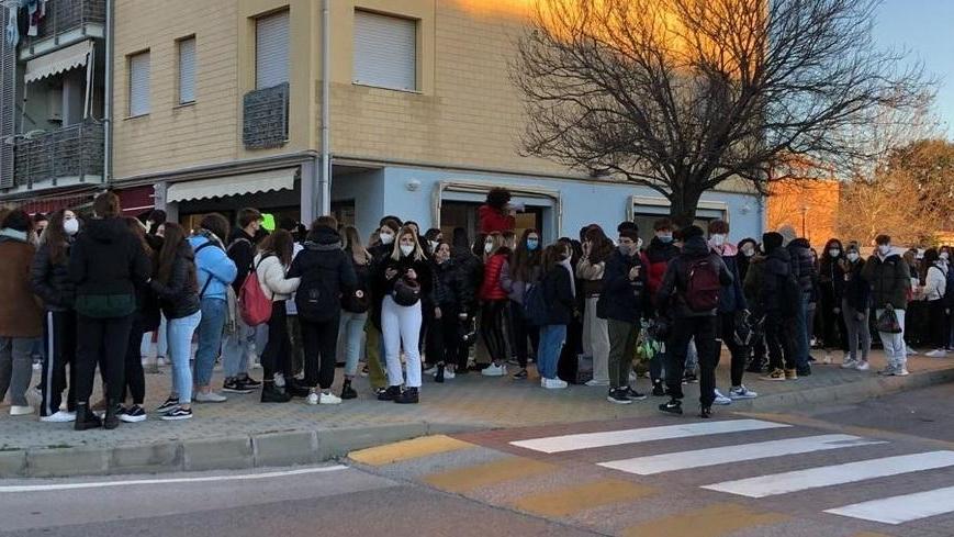 La protesta degli studenti