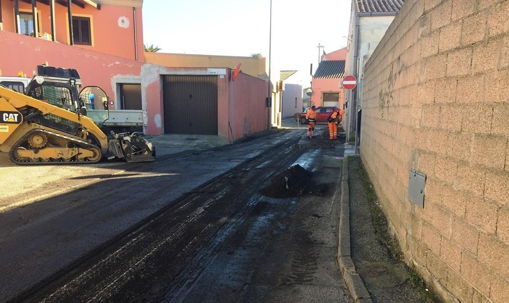 Donigala lavori straordinari per le strade comunali