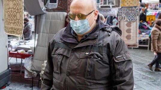 Federico Calvani mentre si reca in tribunale a Pistoia (FOTO NUCCI)