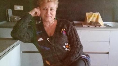 La dottoressa nella sua abitazione