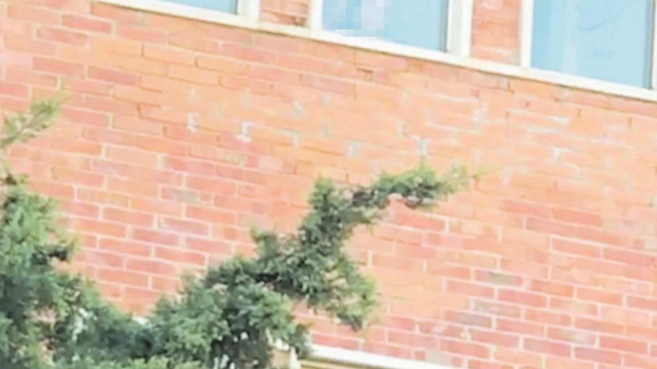 Un frame del video acquisito dalla postale con i volti dei ragazzi coperti