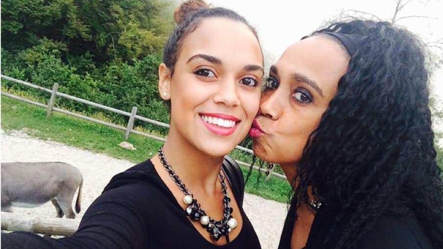Alice Catarzi e la mamma Mercedita Ramirez Cana