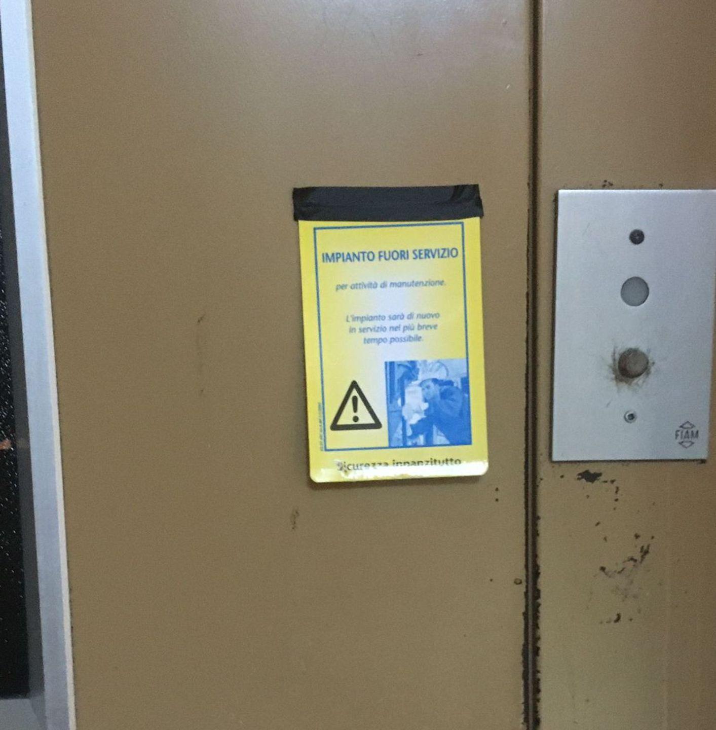 Sassari, prigionieri in casa perché l’ascensore è guasto 