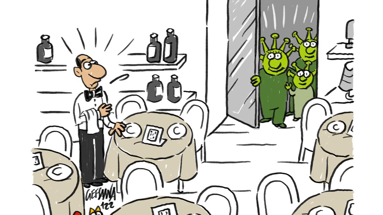 La vignetta di Gef: la crisi continua, per bar e ristoranti è un nuovo lockdown 
