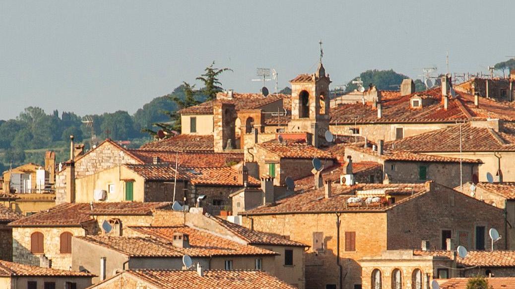 Il borgo di Bibbona, una veduta