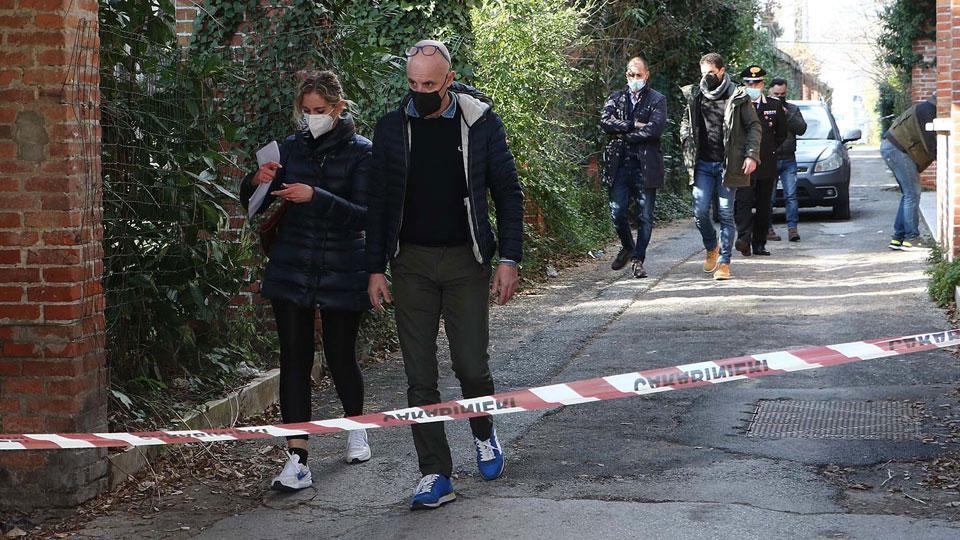 sopralluogo degli inquirenti all’ex campo profughi