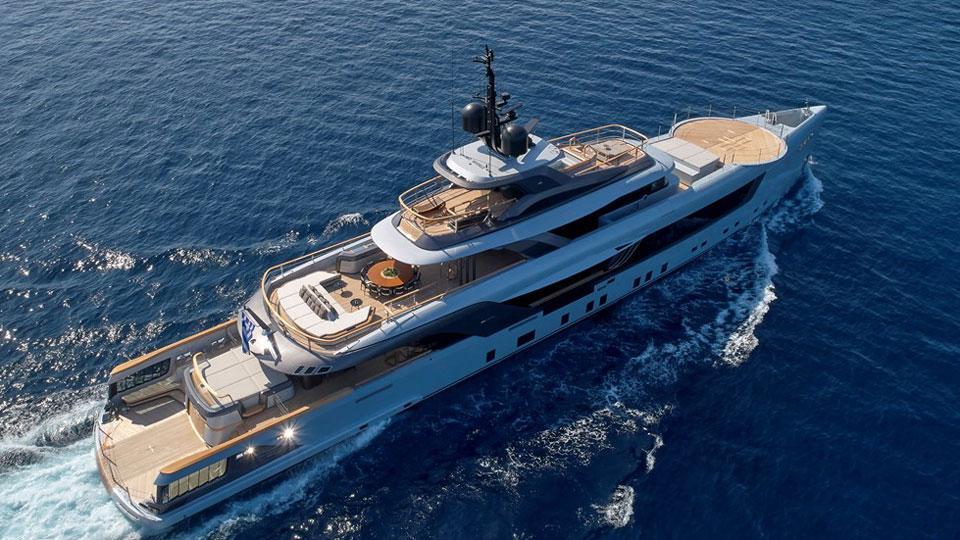 il mega yacht Geco riconosciuto come il più silenzioso per l’abbattimento di rumori e vibrazioni