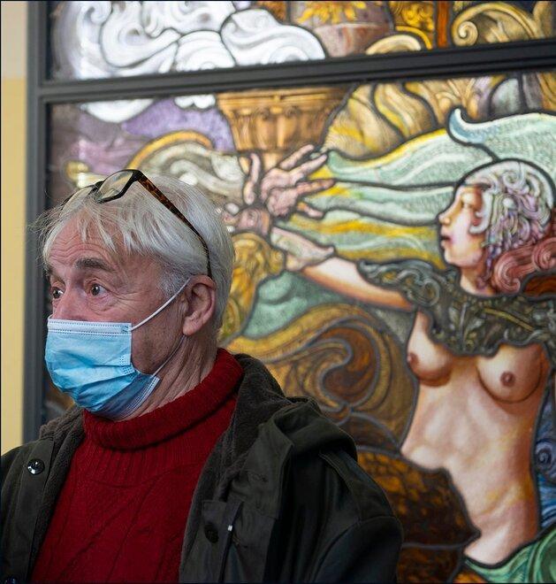 La vetrata di Marchetti al liceo “Russoli”