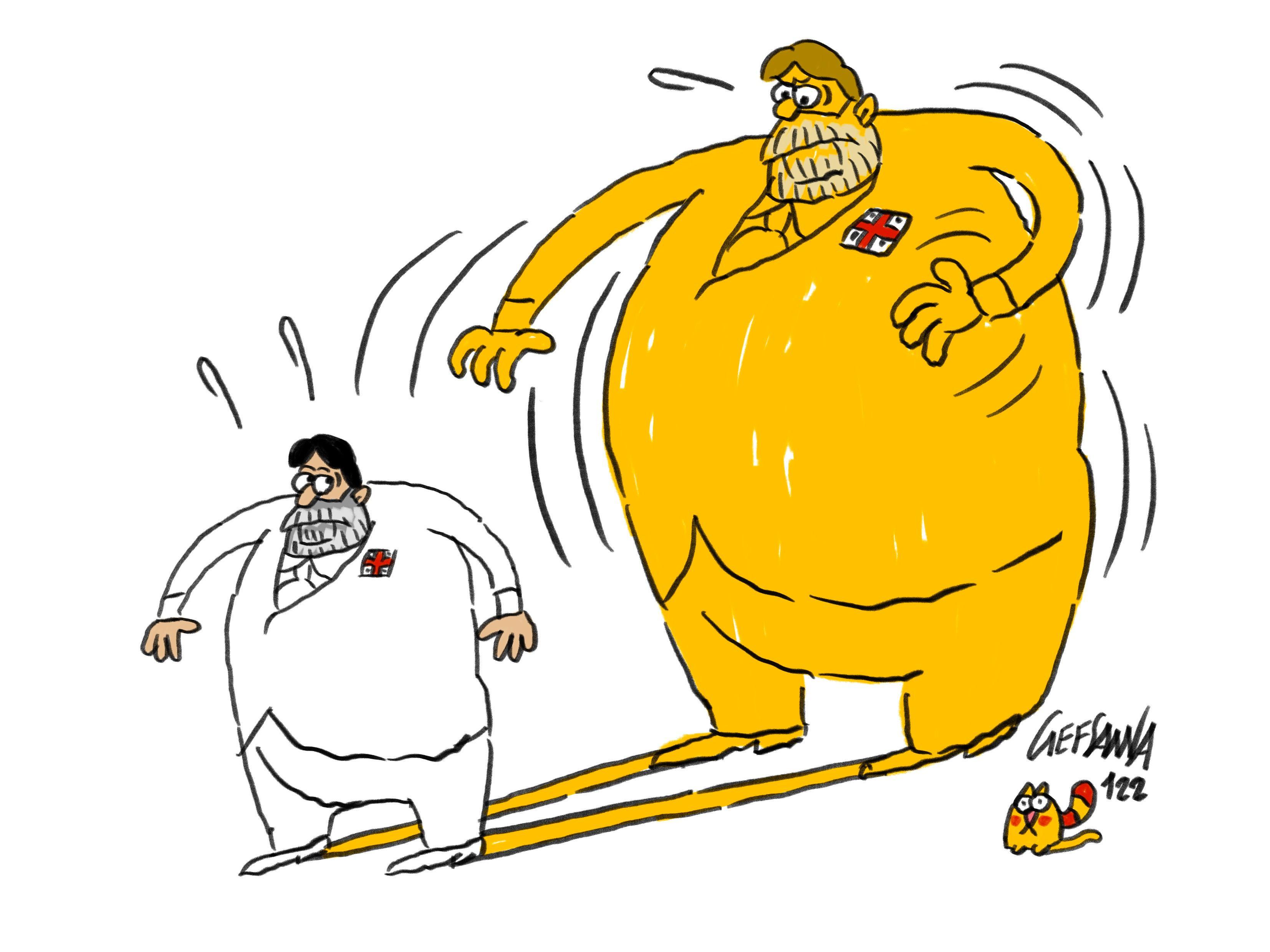 La vignetta di Gef: la zona gialla incombe, terapie intensive sotto pressione 