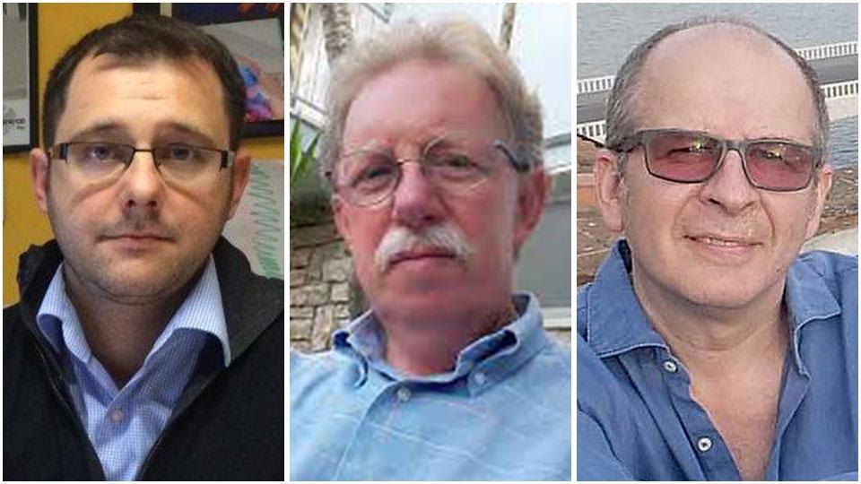 Andrea Romanelli, Massimo Grulliero e Nicola Piegaja