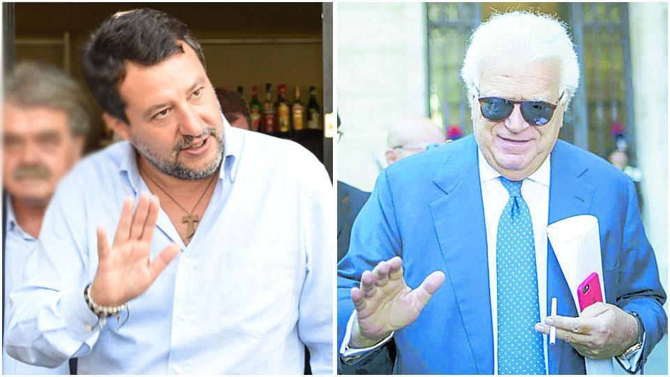 Matteo Salvini e Denis Verdini