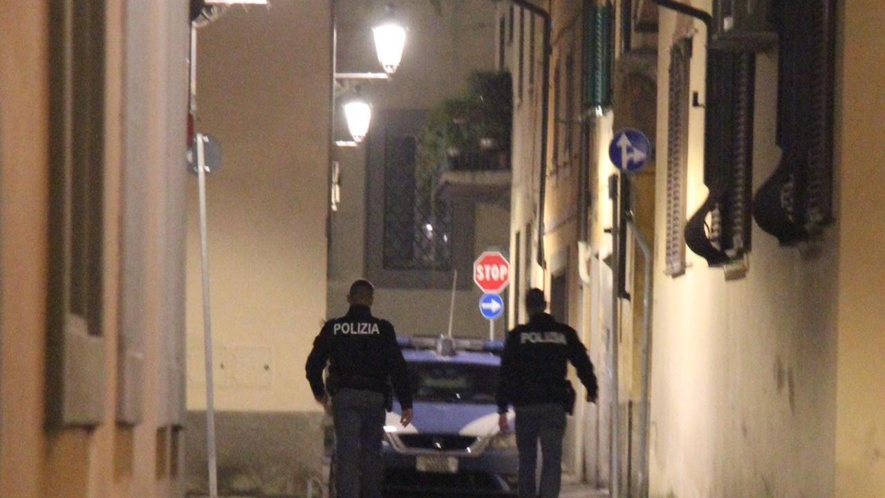 Novembre 2016, la polizia nel vicolo della Zecca