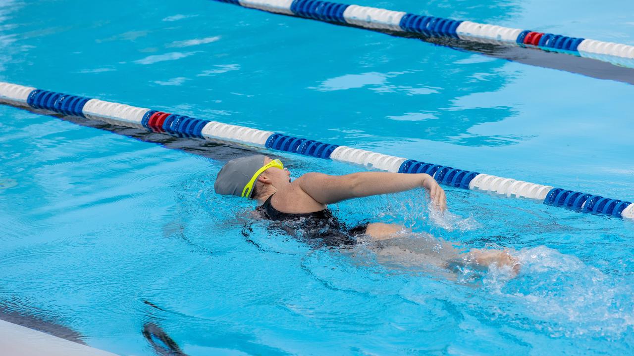 Un allenamento in piscina (foto d'archivio/Rubin)
