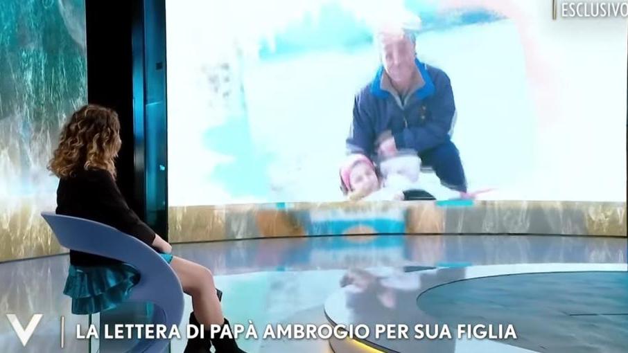 «Cara Ambra, adesso sono io che avrò più bisogno di te»: la lettera di Ambrogio Sabatini a “Verissimo”