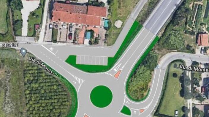 Via ai lavori a metà febbraio per la rotonda sulla Lucchese