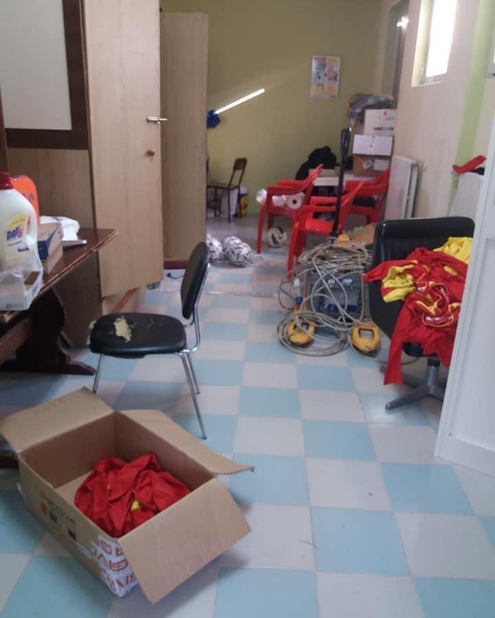 Ozieri, raid vandalico nella sede della società San Nicola Calcio