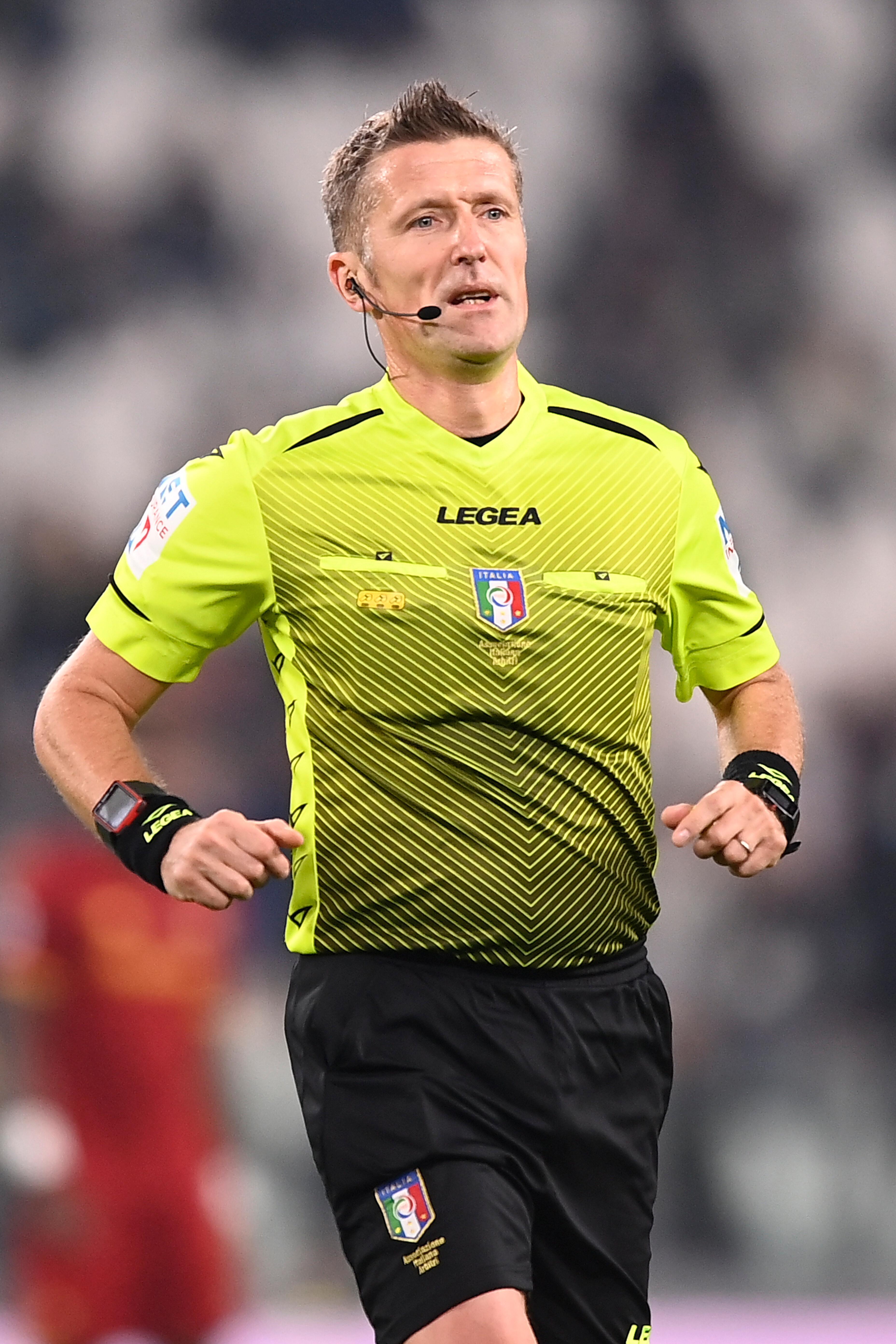 Daniele Orsato non sarà l'arbitro di Milan-Juventus (Foto LaPresse)