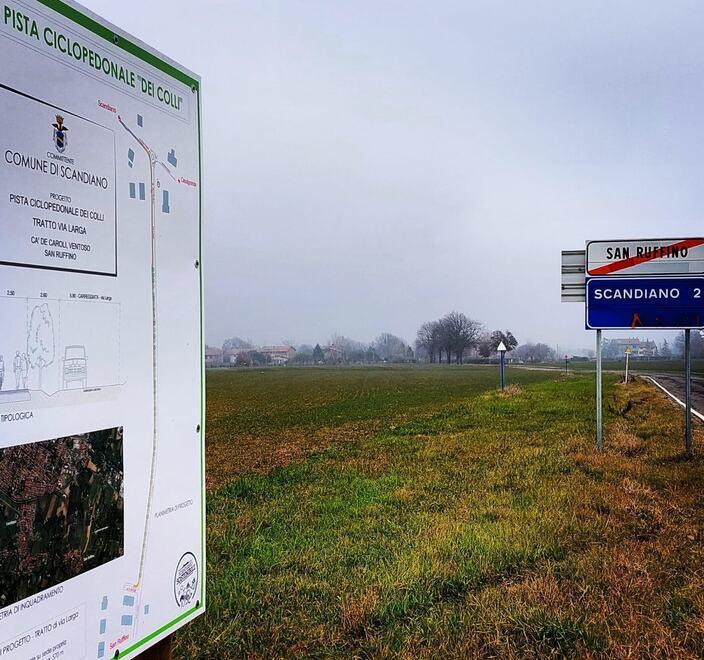 Giro dei Colli, tre interventi per la pista ciclopedonale 