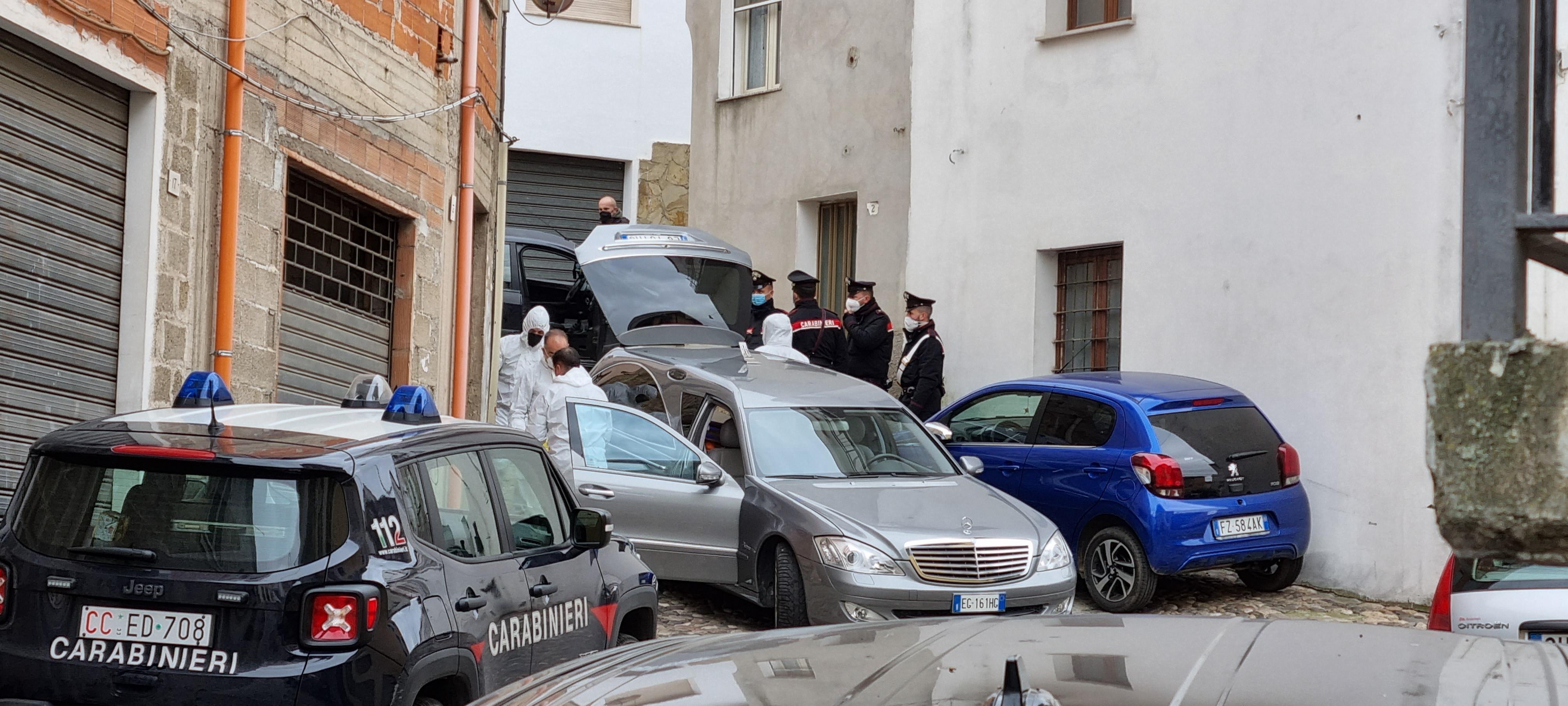 Il luogo dove è stato ucciso a Oliena Tonino Corrias