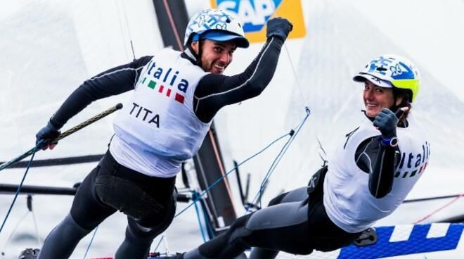 Ruggero Tita e Caterina Banti festeggiano l'oro a Tokyo