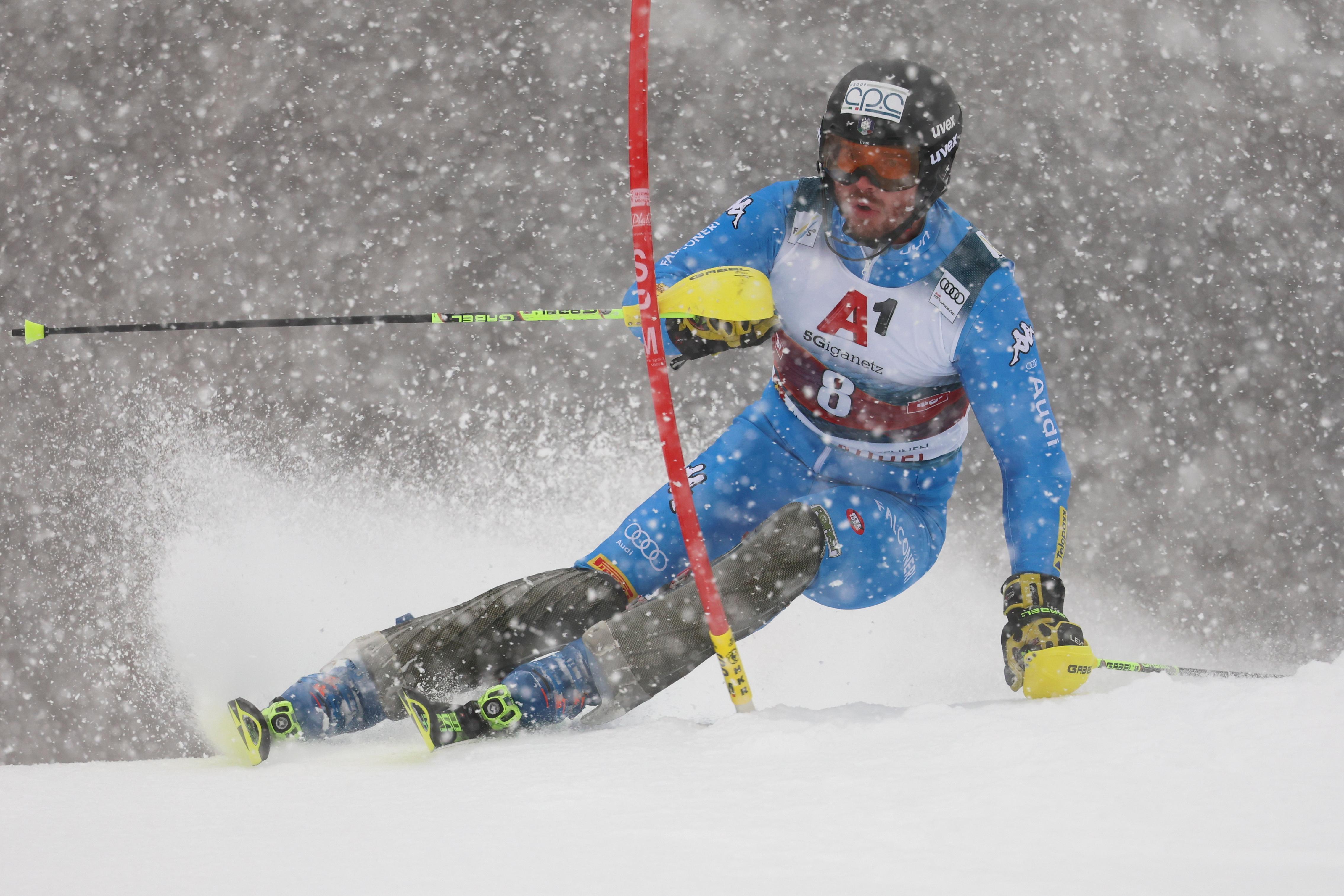 Razzoli che peccato! A Kitzbuehel esce nella seconda manche mentre faceva il miglior tempo